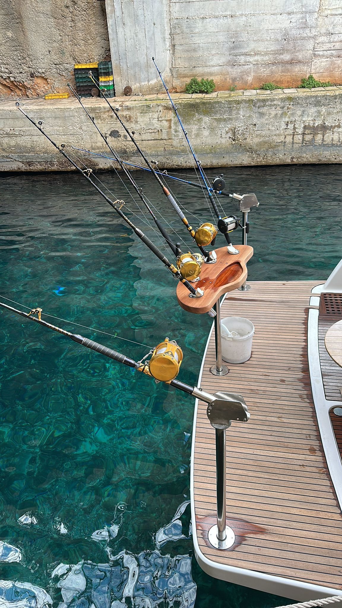 Profesionalna oprema za big game fishing na brodu